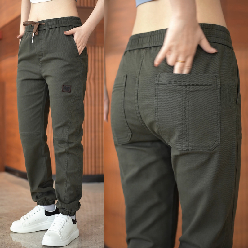 Streetwear Brand China - メンズソフト通気性ファブリックスリムパンツ,カジュアルパンツ,ストリートウェア,ストレッチ,トレンディ,ブランド,新作コレクション,春