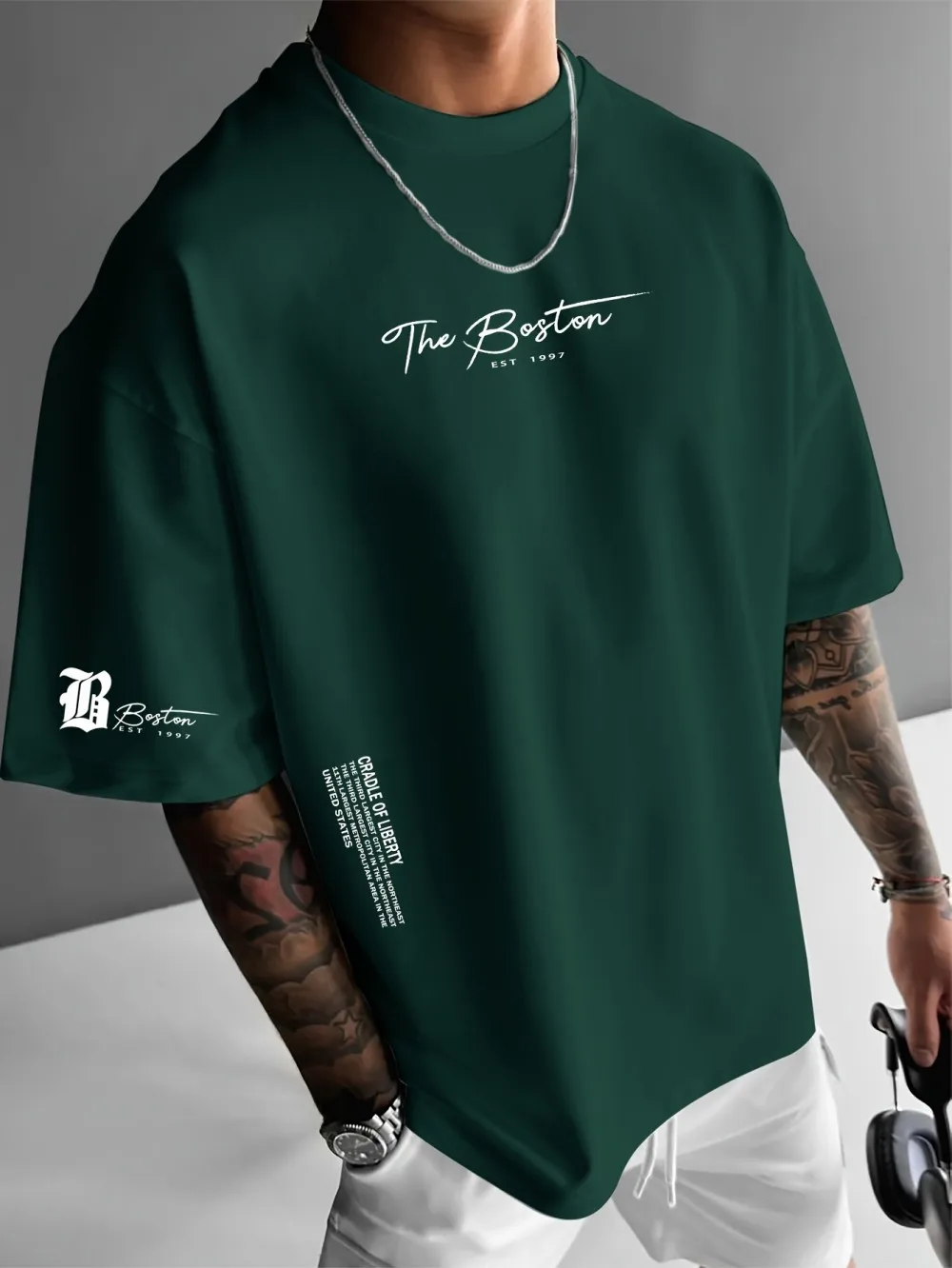 最新の高級メンズブランド、レタープリントTシャツ、100%純 - Streetwear Brand Shirts のレビューと価格