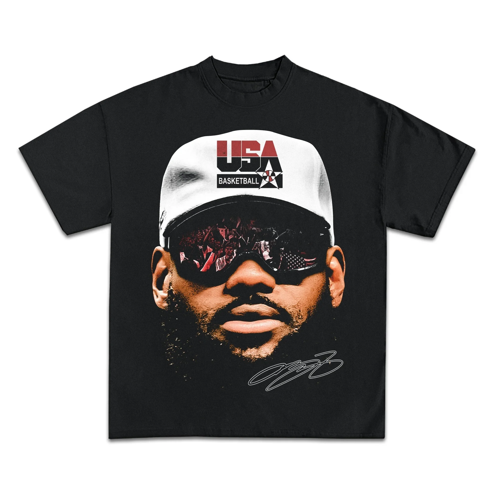 レブロン・ジェームスバスケットボールスター Tシャツ男性女性 - Streetwear Brand Shirts のレビューと価格