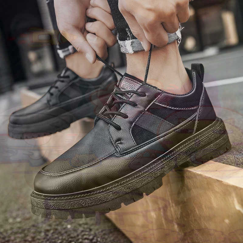 ダーク天然皮革ファッショントレーナーテニスメンズスニーカーフ - Streetwear Brand Ideas のレビューと価格