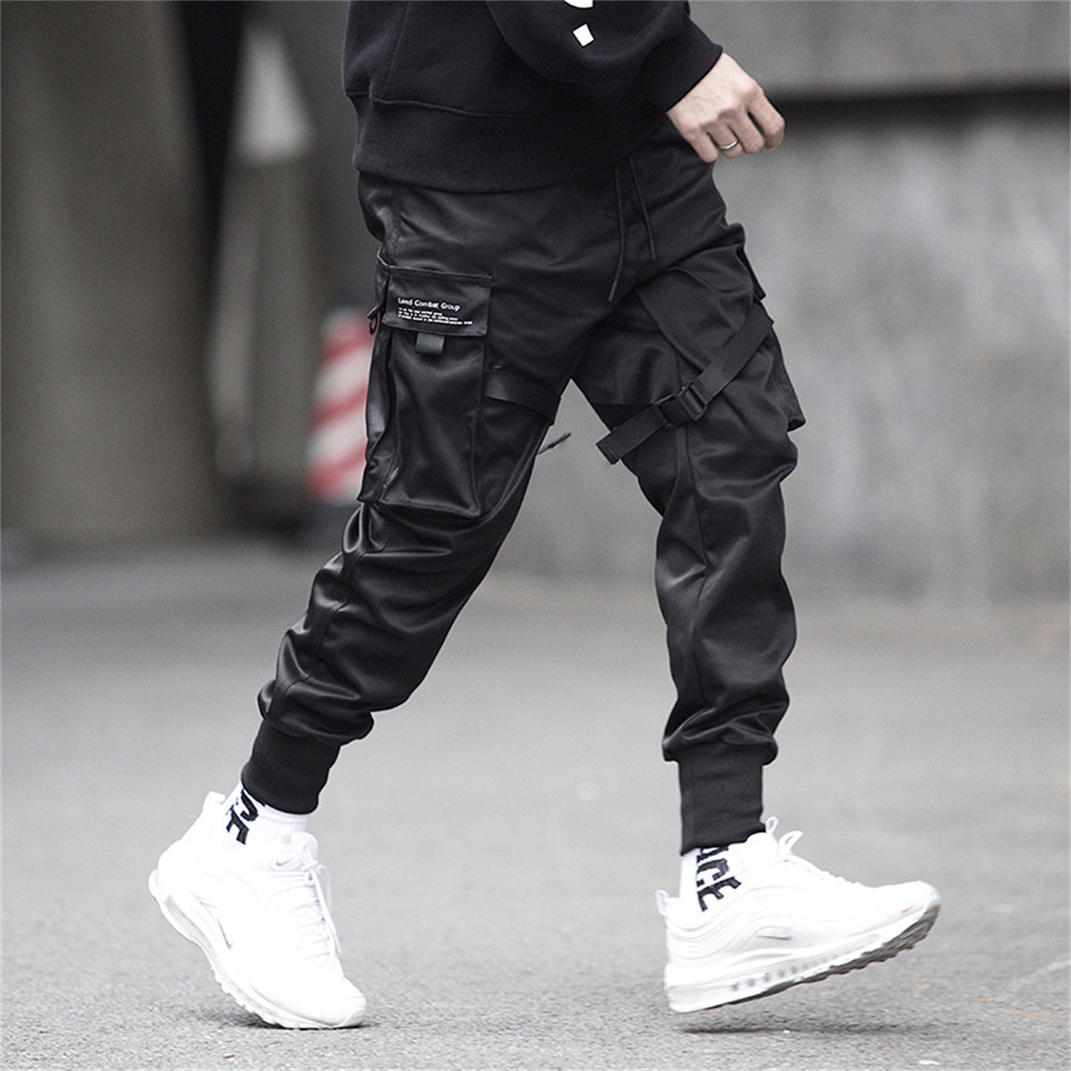 メンズヒップホップカーゴパンツ,ゆったりとしたトラックスーツ - Streetwear Brand China のレビューと価格