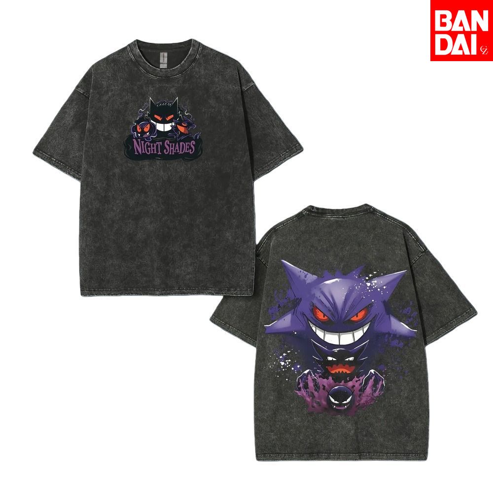 ポケモンガストリーハウンターゲンガー Tシャツ男性 2026 - Streetwear Brand Beanie のレビューと価格