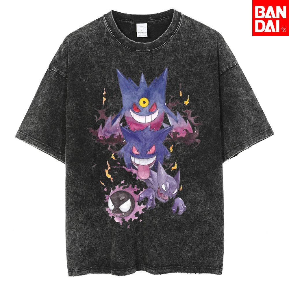 ポケモンガストリーハウンターゲンガー Tシャツ男性 2026 - Streetwear Brand Beanie のレビューと価格